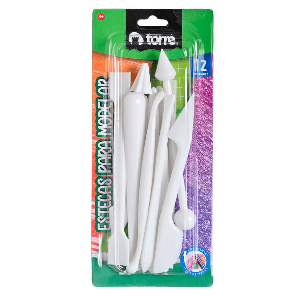 Set Estecas Plasticas 12 Unidades Torre