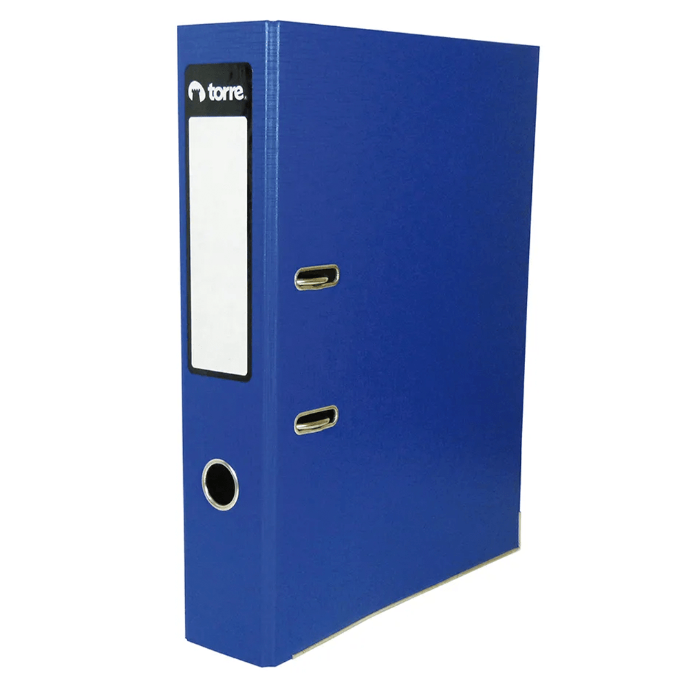 Archivador Rado Oficio 2 Anillos Para 700 Hojas Azul Torre