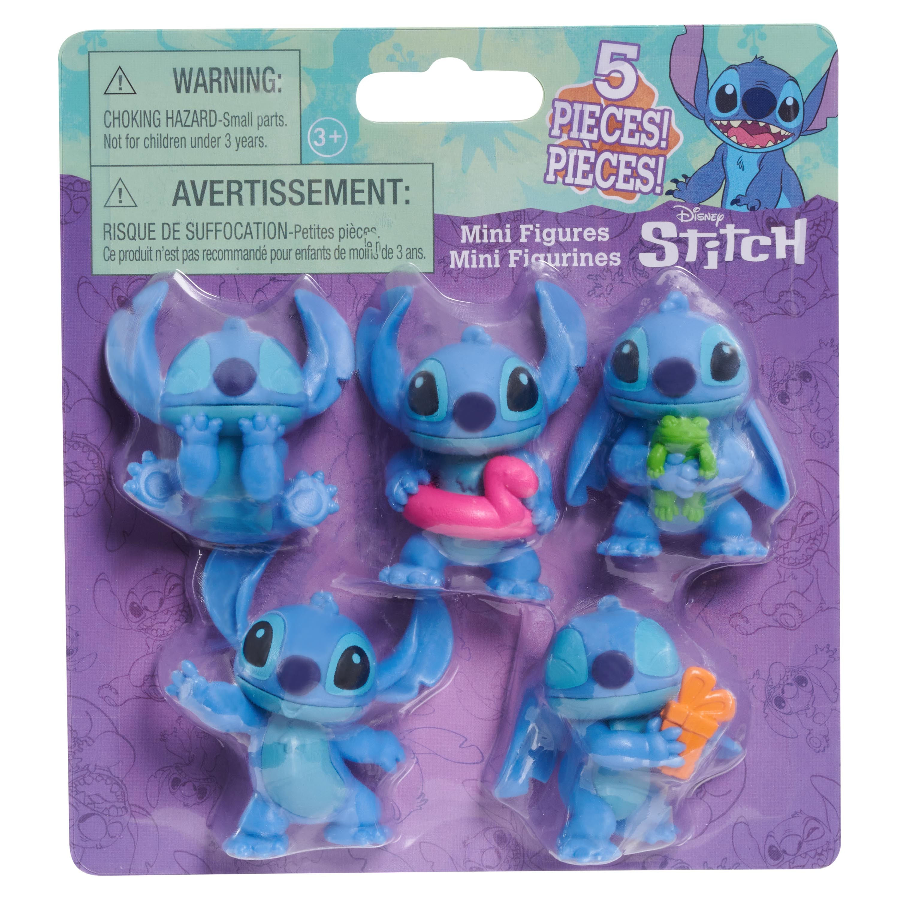 Set 5 Mini Figuras De Accion Stitch